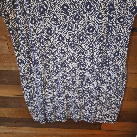 T by Talbots French Terry Dress - Geo Print SZ 2X - Picture 8 of 12